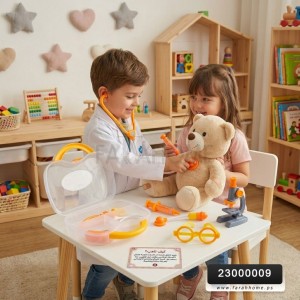 لعبة شنطة طبيب - دكتور وجه شفاف لتلي DOCTOR TOOLS