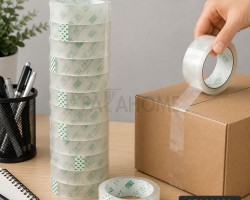 رول لزيق 24 ملم طول 45 متر 50 يارد