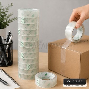 رول لزيق 24 ملم طول 45 متر 50 يارد رول لزيق 24 ملم طول 45 متر 50 يارد
