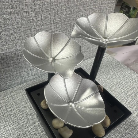 نافورة ليد مع احجار شكل وردة JS3 LED FOUNTAIN 