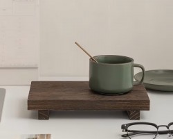 ستاند ديكور خشب مع رجلين