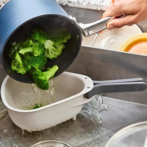 مصفاة بلاستيك مثلث مخرم مع يد بلاستيك JS26