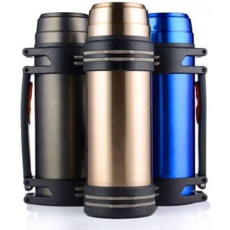 تيرموس حجم كبير 2 لتر / ثيرموس / حافظة مياه ساخن بارد ستانلس غطاء لف 1/2 تيرموس حجم كبير 2 لتر / ثيرموس / حافظة مياه ساخن بارد ستانلس غطاء لف 1/2