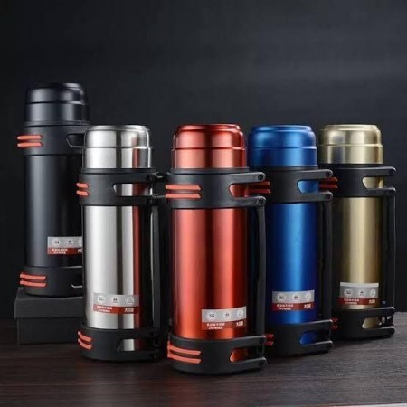 تيرموس حجم كبير 2 لتر / ثيرموس / حافظة مياه ساخن بارد ستانلس غطاء لف 1/2 تيرموس حجم كبير 2 لتر / ثيرموس / حافظة مياه ساخن بارد ستانلس غطاء لف 1/2