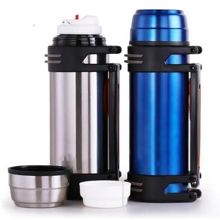 تيرموس حجم كبير 2 لتر / ثيرموس / حافظة مياه ساخن بارد ستانلس غطاء لف 1/2 تيرموس حجم كبير 2 لتر / ثيرموس / حافظة مياه ساخن بارد ستانلس غطاء لف 1/2