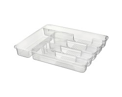 منظم جرار معالق اكرلك شفاف 30 × 23 + 3 سم