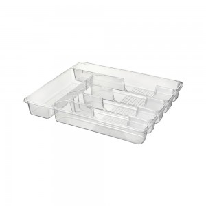 منظم جرار معالق اكرلك شفاف 30 × 23 + 3 سم