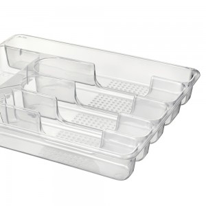 منظم جرار معالق اكرلك شفاف 30 × 23 + 3 سم