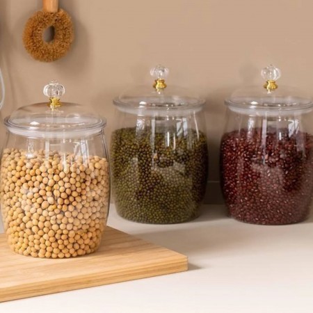 علبة بقوليات - تبروير فاخر اكريليك ضد الكسر حجم 6.5 لتر علبة بقوليات - تبروير فاخر اكريليك ضد الكسر حجم 6.5 لتر