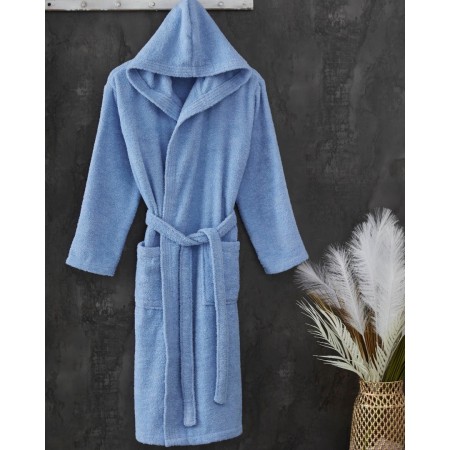 روب / برنص حمام  فرادي تركي عرض حجم L