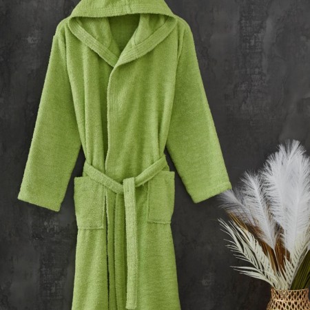 روب / برنص حمام  فرادي تركي عرض حجم L