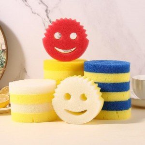 طقم ليف جلي - ليفة تنظيف سمايل قطعتين  - 2 قطعة 2609-16