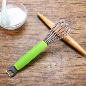 خفاقة يدوية ستانليس يد مقبض سيليكون 