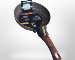 قلايه جرانيت ثقيل بيد خشبية مقاس 18 سم ماركة ALK قلايه جرانيت ثقيل بيد خشبية مقاس 18 سم ماركة ALK