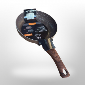 قلايه جرانيت ثقيل بيد خشبية مقاس 18 سم ماركة ALK