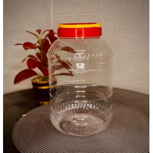 مرتبان شفاف 5 لتر