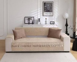 طقم شرشف سجلون شمواه ارضية لاصقة مع دانتيل 