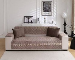 طقم شرشف سجلون شمواه ارضية لاصقة مع دانتيل 