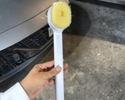 فرشاة اسحمام يد بلاستيك طويل
