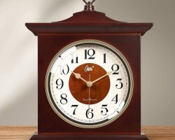 ساعة حائط تعليق خشبية