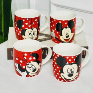 كاسة ماغ بورسلان ابيض مرسم ميكي ماوس  N15-7