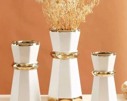 طقم فازات - تحف زجاج مرسم اسلامي 3 قطع