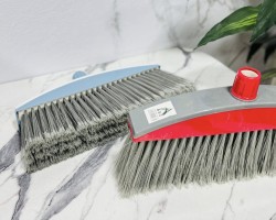 مكنسة ناعمة ثقيل قوس حجم وسط 30 سم مع عصا/الاحمد29-3