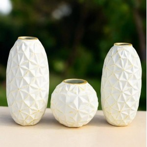 طقم فازات - تحف زجاج مرسم اسلامي 3 قطع