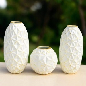 طقم فازات - تحف زجاج مرسم اسلامي 3 قطع