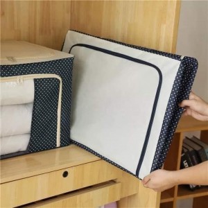 صندوق ملابس قماش مع سحاب قابل للطي مقاس 50 × 40 + 32 سم صندوق ملابس قماش مع سحاب قابل للطي مقاس 50 × 40 + 32 سم