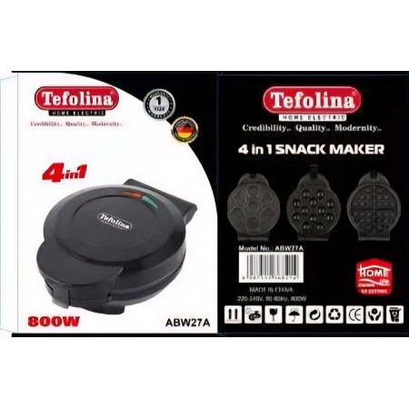 جهاز / ماكنة بوب كيك وافل تيفولينا 4 في 1 TEFOLINA 4IN1