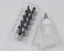 طقم قالب مثلث تزين كيك وحلويات كريما عدة اشكال Decorador طقم قالب مثلث تزين كيك وحلويات كريما عدة اشكال Decorador