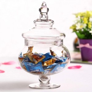 طقم مضايف كاندي 3 قطع زجاج سويت صناعة مصرية