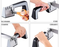 مسن سكاكين الاصلي ثلاثي العيون ZHAOLIDA