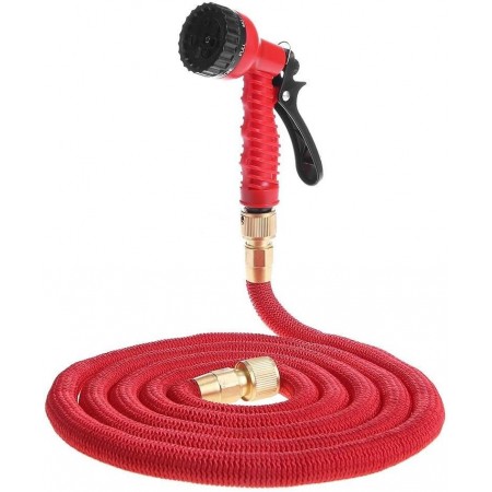 خرطوم ماء / بربيش مياه سحري يتمدد 25 متر مع مرش Magic garden 50 ft D13-10