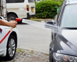 خرطوم ماء / بربيش مياه سحري يتمدد 25 متر مع مرش Magic garden 50 ft D13-10