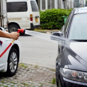 خرطوم ماء / بربيش مياه سحري يتمدد 25 متر مع مرش Magic garden 50 ft D13-10