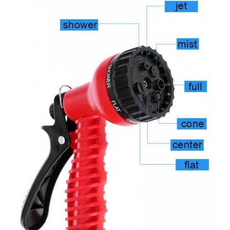 خرطوم ماء / بربيش مياه سحري يتمدد 37 متر مع مرش Magic garden 75 ft D13-11