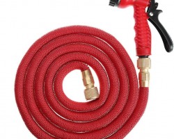 خرطوم ماء / بربيش مياه سحري يتمدد 25 متر مع مرش Magic garden 50 ft D13-10