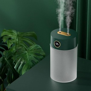 مبخرة الكترونية اسطوانه 2 عين سعة 1.2 لتر مع شاشة الكترونية