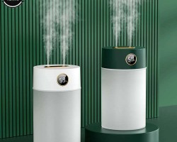 مبخرة الكترونية اسطوانه 2 عين سعة 1.2 لتر مع شاشة الكترونية مبخرة الكترونية اسطوانه 2 عين سعة 1.2 لتر مع شاشة الكترونية