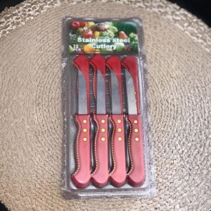 طقم سكاكين فواكه سكين يد بلاستيك ملون 12 قطعة