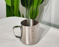 كاس تبخير - عيارات حليب عيار ستانليس 350 مل - 12 اوز MILK FROTHING كاس تبخير - عيارات حليب عيار ستانليس 350 مل - 12 اوز MILK FROTHING