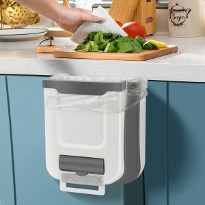 سلة مهملات بلاستيك لخزاين المطبخ - باب مجلى