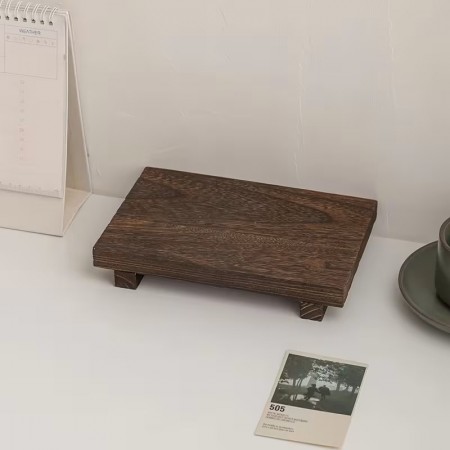 ستاند ديكور خشب مع رجلين