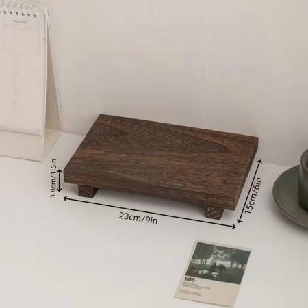 ستاند ديكور خشب مع رجلين