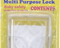  زوايا اكريليك حماية للاطفال - زوايا المكتب - الخشب - 4 قطع