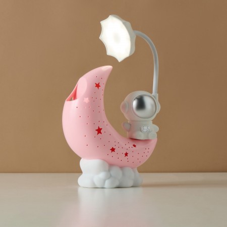 مصباح طاولة LED رائد فضاء وقمر مقلمة تيبل لامب  HQ88-6B