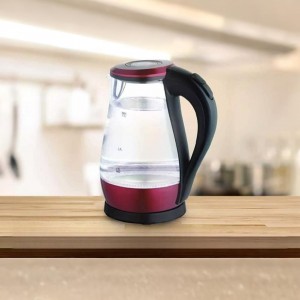 سخان ماء 1.8 لتر كهرباء زجاج قمقم/كمكم Clever HHB1765