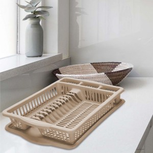 مشك - ستاند تنظيم صحون جلي بلاستيك تركي Tuffex TP1610 مقاس 48.5 × 37 + 8 سم